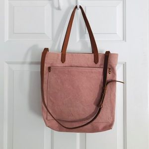 used medium canvas transport tote [Madewell]